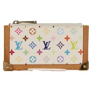 Authentic LOUIS VUITTON Monogram Multicolor Pochette Cles Purse bst597-112825